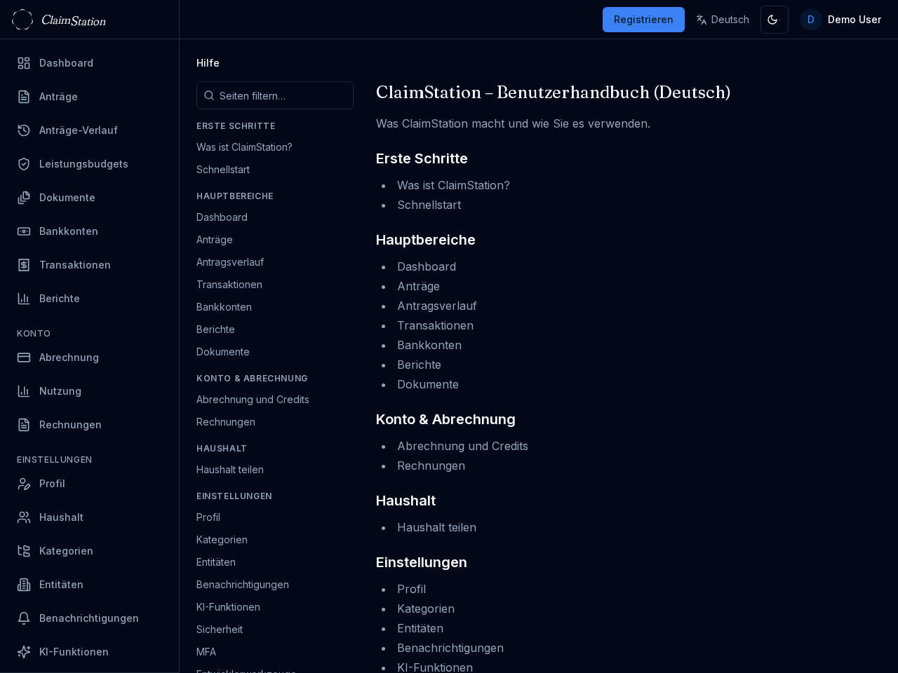 ClaimStation Support Help
